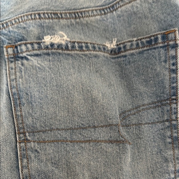 American Eagle Light Blue Jeans Shorts - Picture 4 of 7